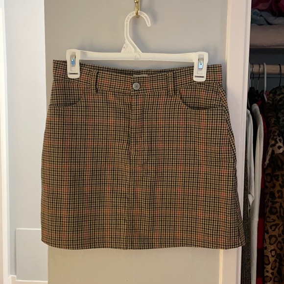 Brandy Melville Dresses & Skirts - Brandy Melville plaid mini skirt